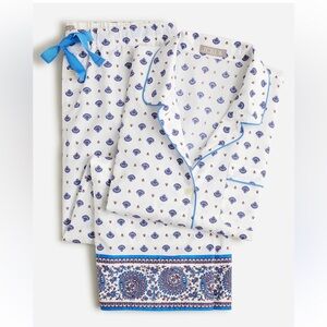 J. Crew Long Sleeve Cotton Pajamas